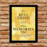 Plakat The Best Thing about Memories - gul