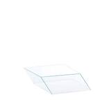 Glas Italia - WIR02 Wireframe Low table, Orange edges, H:25, Transparent Extralight Glass
