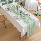 ostegaze bordløbere 90 x 300 cm 35,4 x 118 tommer til dekoration af spisebord Lightinthebox