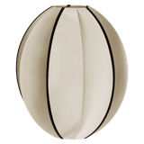 Oi Soi Oi Oval B Pendel Classic Kit/Sort - Håndlavet lampeskærm i silke med bomuldsbånd
