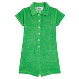 Molo Angelique cotton-blend playsuit - green - Y 7/8