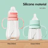 SHEIN 1pc Stylish Baby Bottle With Silicone Handle, Suitable For Everyday Use