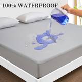 1pc Safest Mattress Protector - Queen - College Dorm Room, New Home, First Apartment Essentials, Waterproof Mattress Cover Protector And Encasement