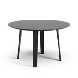 Spisebord Divido, Design Svartlaserad, Størrelse Ø 120 cm