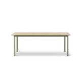 Fredericia Furniture 6631 Plan Bord 200x100 cm - Lysolieret Eg/Modernist Green