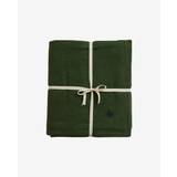 YOGA tæppe i bomuld - 150x200 cm - mørkegrøn