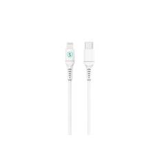 SigN USB-C til Lightning-kabel 1m, MFi, 3A, 60W - Hvid