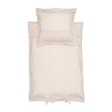 Bed Linen Scallop Baby, Sengetøj - Grey Sand - 70X100CM (DK baby)