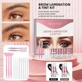 SHEIN Eyebrow Lamination Kit, Brow Lift, 3d Effect, Portable Travel Set For Professional Salon And Home Use, Eyebrow Perm And Dye 2 In 1