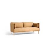 Hay Silhouette Sofa 2 Seater Linara 142/cognac Piping/oak - 2 personers sofaer Tekstil Spice - 215611-625