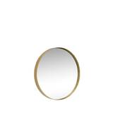 Pretty - vægspejl M/brass ram, round - Ø40cm - ø40cm / Brass / Glass,Iron