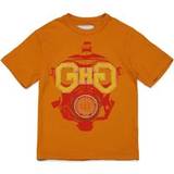 T-shirt med GHG-masketryk Orange 152 CM,128 CM,140 CM,116 CM,104 CM