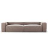 Decotique Grand 4-personers Sofa Fløjl - 4-sæders sofaer + Velour Dusk Beige - 390732-390733