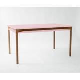 ZEEN Spisebord med hylde 140x90x75cm Powder Pink