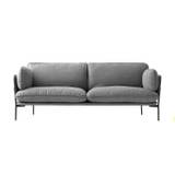 &Tradition Cloud Sofa 3-pers Sorte Ben / Hot Madison 724 - 3 personers sofaer Uld Grå - 134484A235A018-724