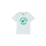 La Redoute - T-shirt i bomuld med tryk og rund hals - Blå - 134/140
