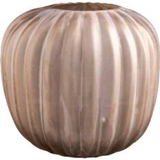 GreenGate Glass Vase Flute Sand Large