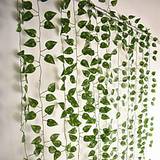 12 stk 220cm/87" kunstige planter vin vægdekoration bryllupsfest dekorative kunstige blade grønt kunstige hængende planter til bryllupsvægindretning, festlokaleindretning Lightinthebox