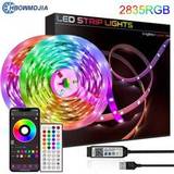 MFtMFt LED strip lights of various lengths RGB with APP control and KEY remote control can change colors synchronously with music can be timed can adj - Multicolor - 3.28ft/1m,16.4ft/5m,32.8ft/10m,49.2ft/15m,65.6ft/20m