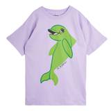 GOTS Dolphin T-shirt Kjole Lilla