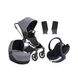 Baby Jogger City Sights Duovogn inkl. BeSafe iZi Go Modular X2 i-Size Autostol Baby, Dark Slate