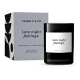 Duftlys med galbanum og sandeltræ - CANDLY & CO - Late night feelings.