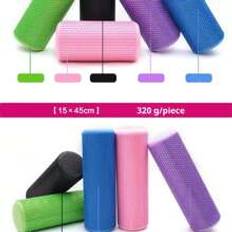 PC  Floating Point Yoga Column Roller Foam Roller Foam Axis Eva Yoga Column Balance Bar Massage Pilates ColumnThe Outer Packaging Of The Product Is Sh - Pink - 15*30CM,15*45CM