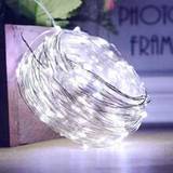 SHEIN 1pc Fairy Light String, Led Copper Wire String Light, 3m/5m/10m/20m, USB Powered, Used For Bedroom, Garden, Party, Wedding Fairy Tale Light, Courtyard