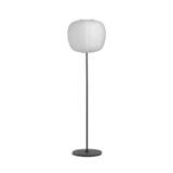 HAY Common Floor Lamp - Sort Terrazzo Base - Peach Shade