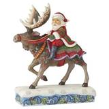 Heartwood Santa Riding Moose