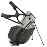 BIG MAX Aqua Hybrid 4 Waterproof Golf Stand Bag, Grey/silver | American Golf