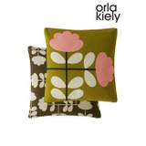 Orla Kiely Pink Cut Stem Reversible Cushion