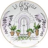 Dekorativt Tallerken med La Gazelle d'Or Design Multicolor ONE SIZE
