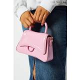 Skinnydip Pink Harper Patent Mini Tote Bag