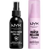 NYX PROFESSIONAL MAKEUP Prep & Set Duo - Setting Spray Matte Finish + Marshmellow Primer