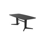 BPS201 Holmen Dining Table, Black Lacquered Oak