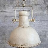 Loftlampe i antique creme, stor