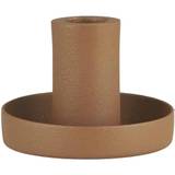 Ib Laursen Candle Holder for Taper Candle (ca. 1.3 cm) Brick Colour