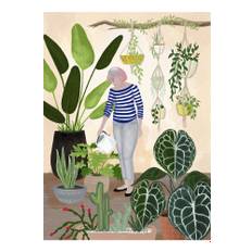 My Home Jungle In Coral Poster 50x70 cm