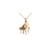 Grand Piano Necklace in 9ct Gold