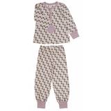 Pyjamas sæt med rosa og brune miniæbler - 116
