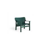 HAY Bernard, Lounge Chair, Variant Grøn Lakeret Bøg/Grøn Canvas