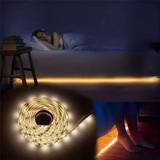 SHEIN 1pc LED Strip Light, Warm/Cool White, USB Powered, Flexible 3m 180 LEDs Easy Install No Drilling, Not Waterproof, For Bedroom Cabinet TV Computer Back