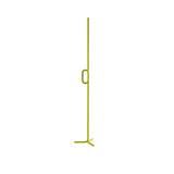 Foscarini - Tobia Floor Lamp, Fluo Yellow, Incl. LED 15W 2000lm 2700K IP20, Touch Dimmer