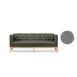 Fredericia Furniture EJ315 3 Pers. Sofa L: 210 cm - Luce 005 Scoria/Oak Soap
