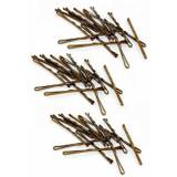 Sibel Wavy Hairpins Brown 50 mm - 3 x 15 stk