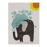 Funny Elephant Poster 21x30 cm