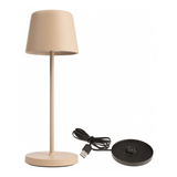 Canis Mini inden-/udendørs trådløs bordlampe H20,8 cm 2,3W LED - Mat beige