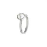 Spinning sølv ring - Pearl ring med perle i sølv**