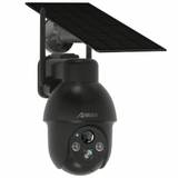 SHEIN Outdoor Solar WiFi Surveillance Camera, 360Â° PTZ Battery Surveillance Camera, Night Vision Color, Bidirectional Audio, AI/PIR Human Detection, Siren,